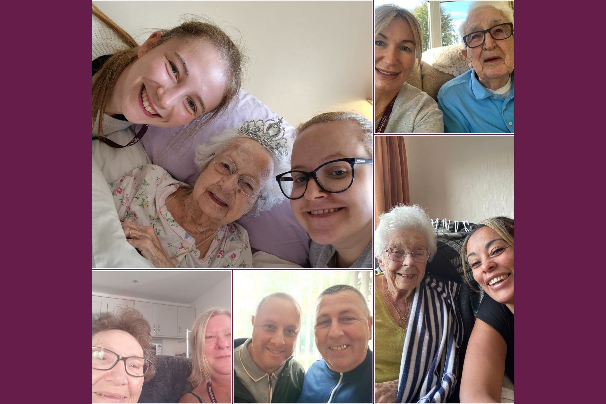 World Smile Day Collage Home Instead West Lancashire and Chorley