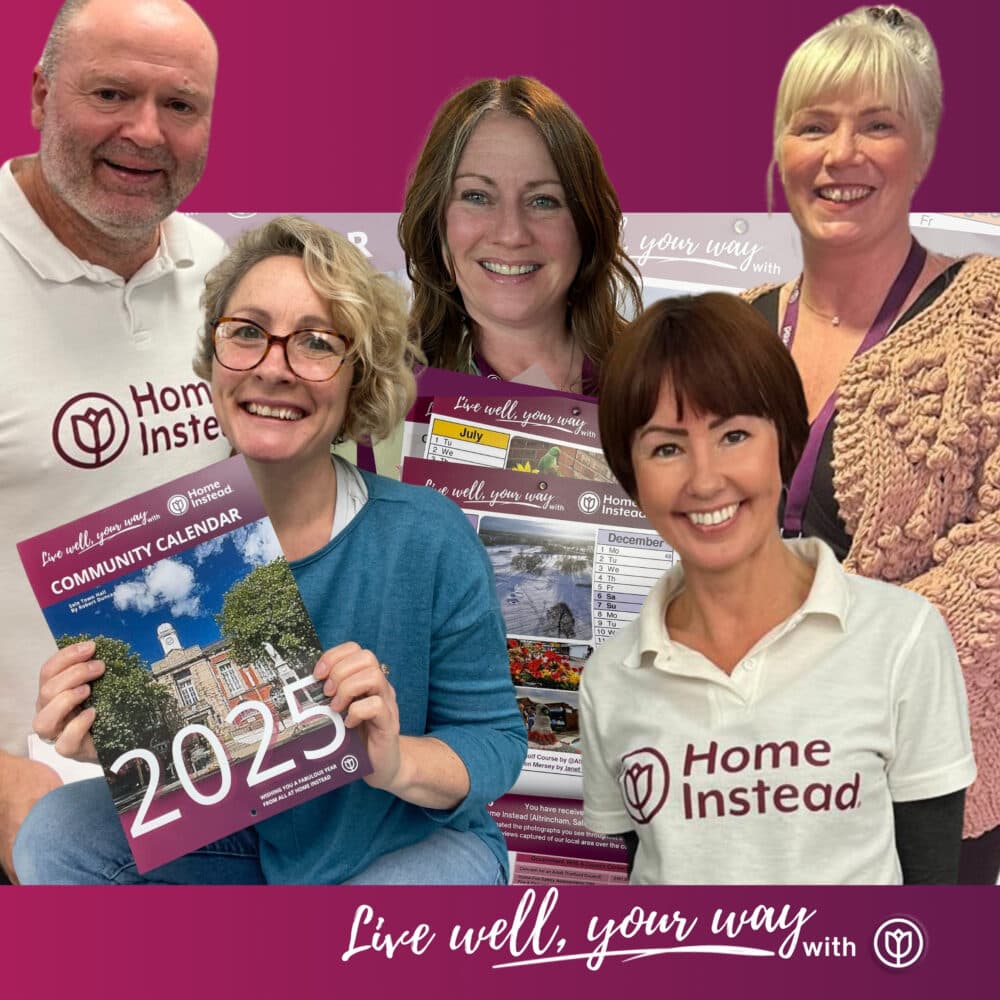 Home instead Community team Alan Lucy Katie Sian and Lisa