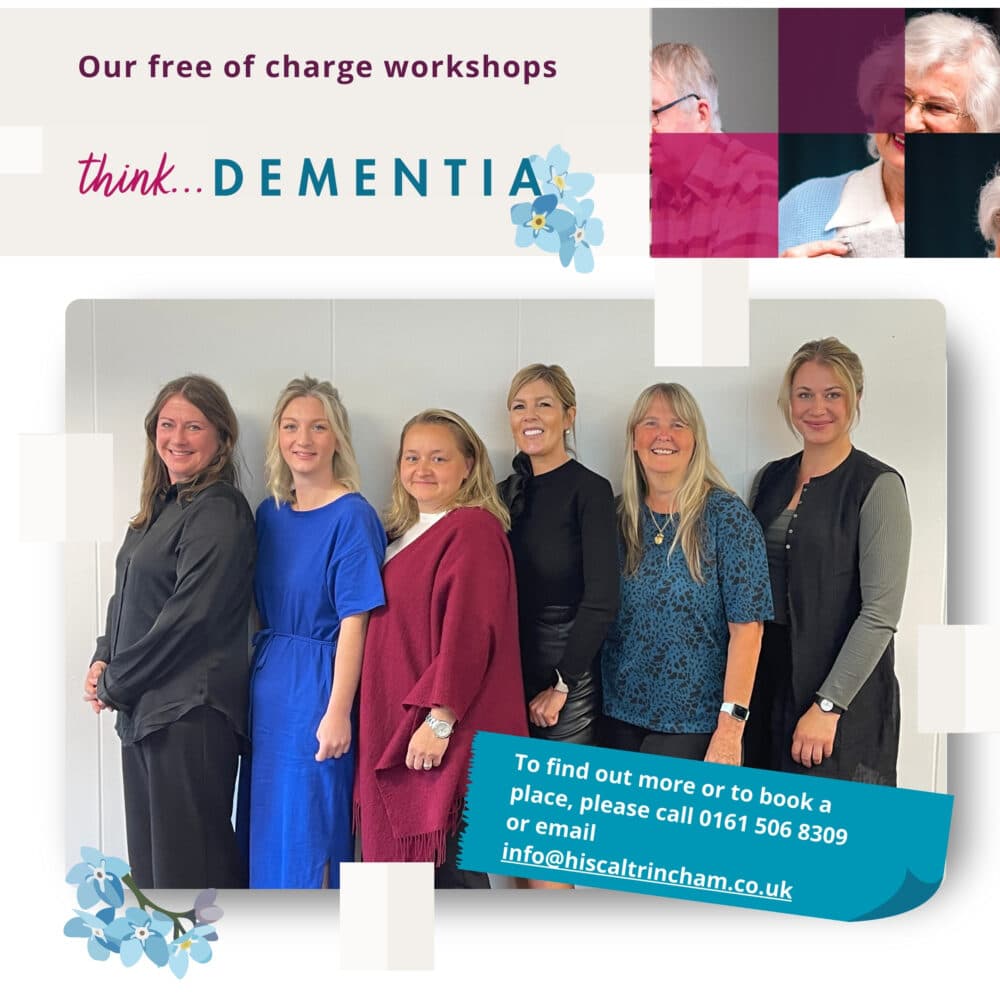 The Home Instead team are here to support Altrincham Sale and Wythenshawe live well with Dementia.