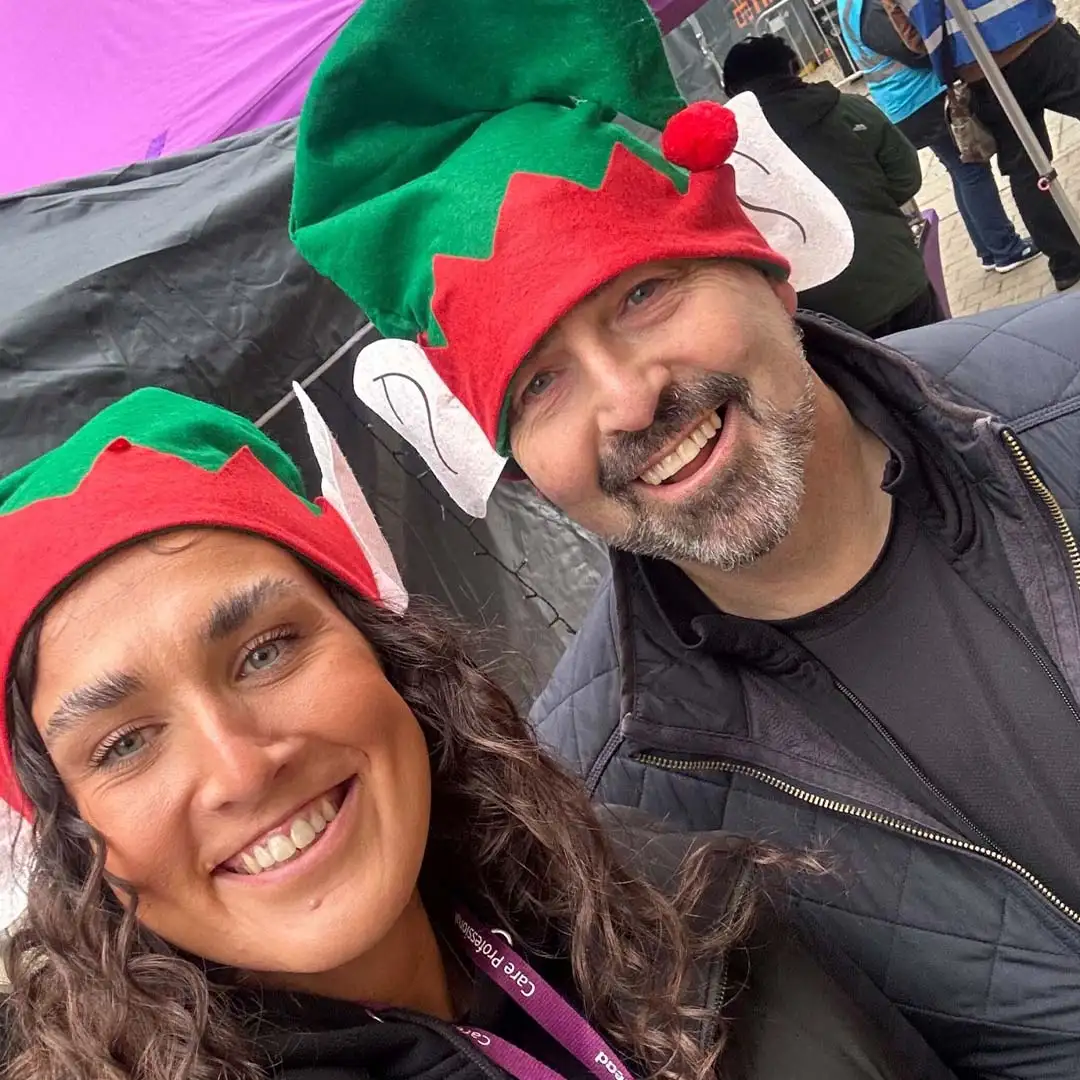 Home Instead Farnborough team at the Aldershot Christmas Cracker Fair