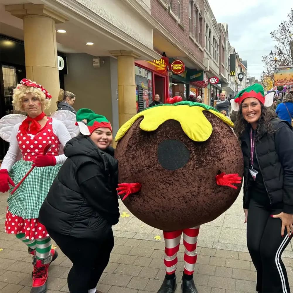 Home Instead Farnborough team at the Aldershot Christmas Cracker Event