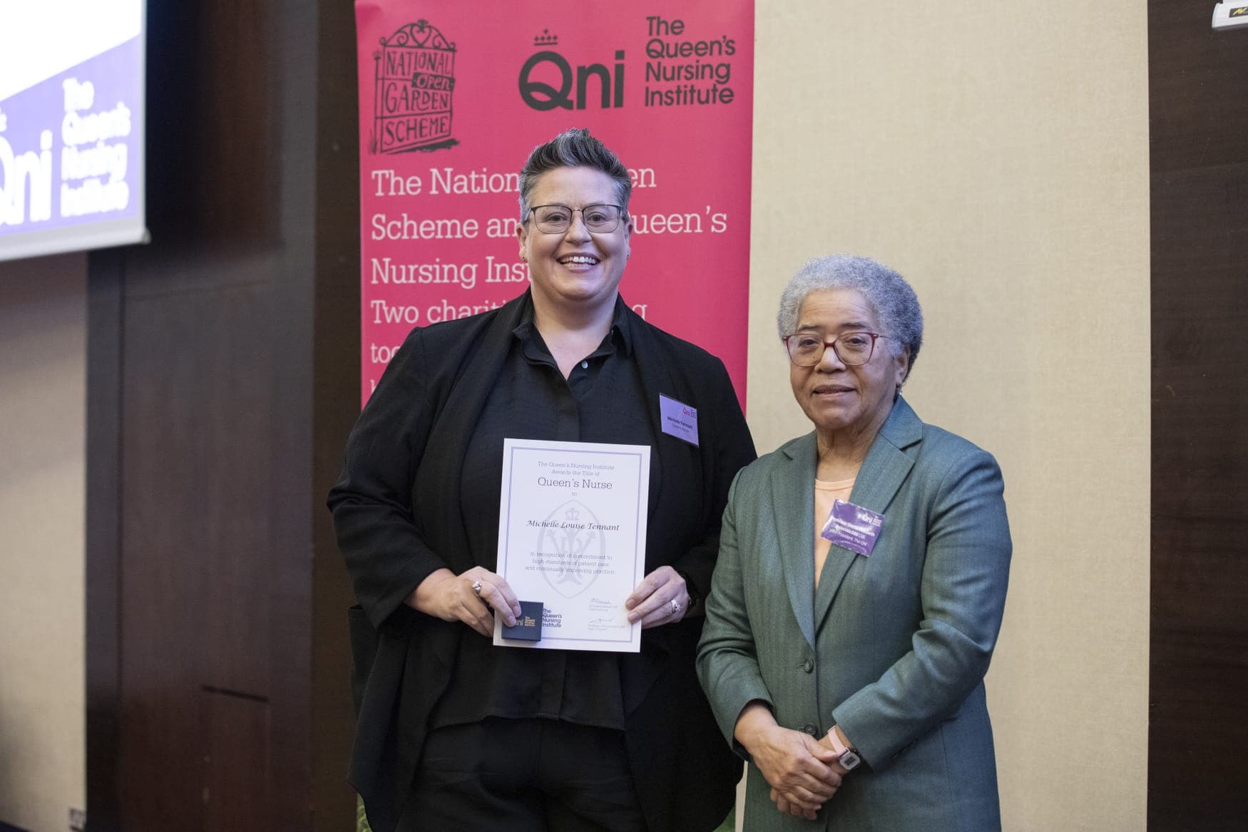 Michelle Tennant Queens Nurse