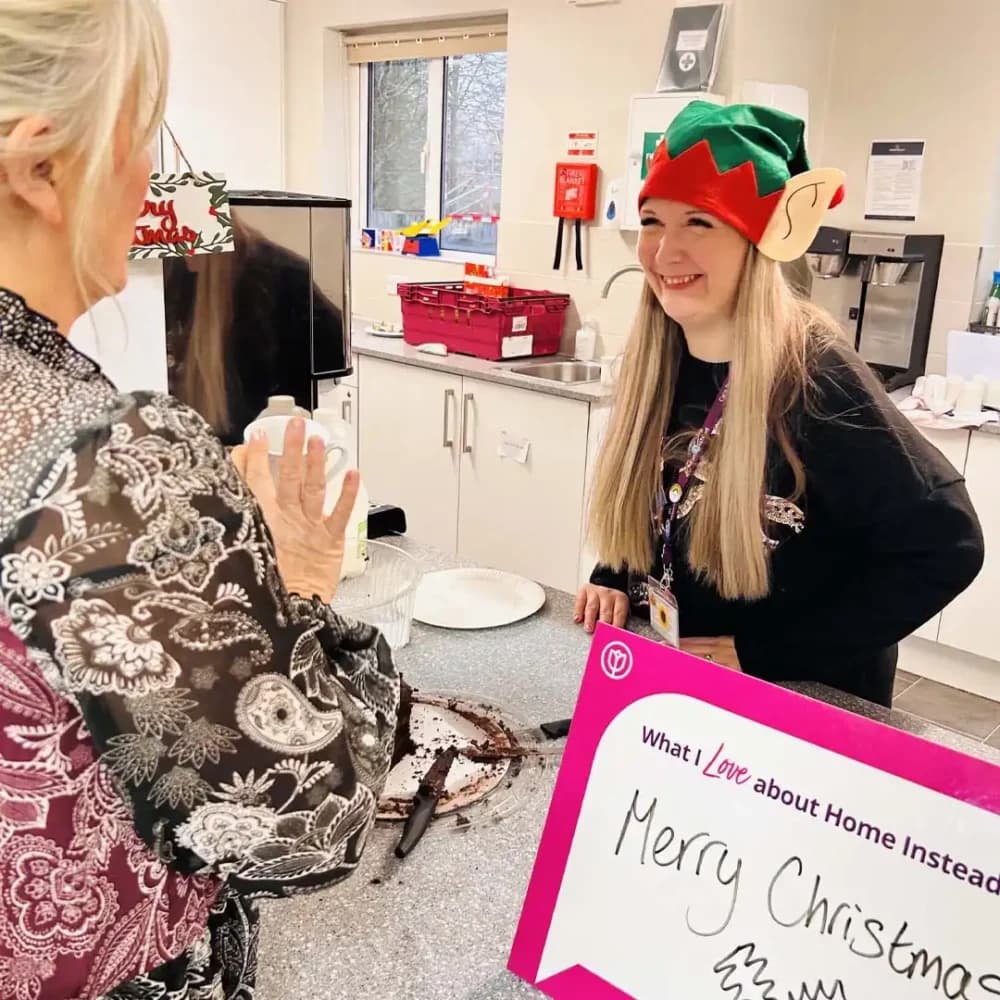 Home Instead Ascot team at their Christmas 2024 Party