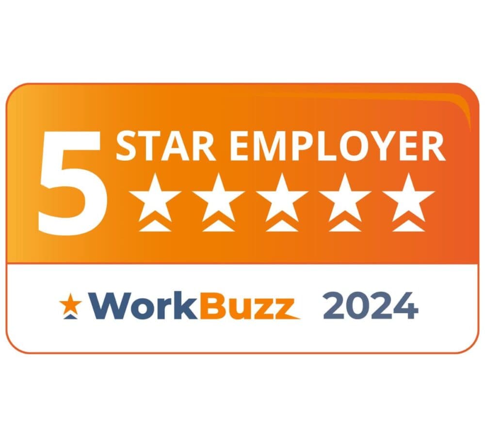 Five star employer award 2024 logo