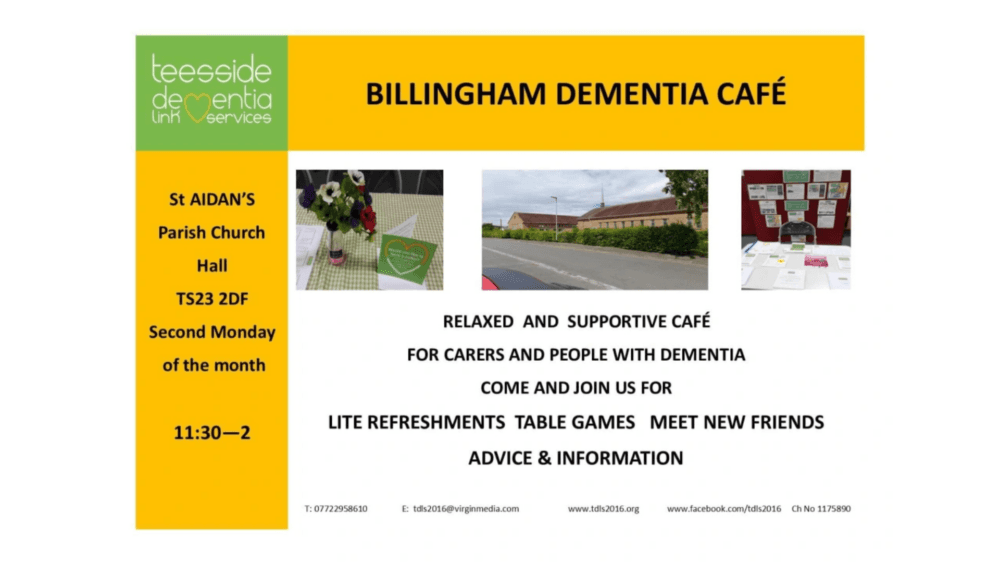 Billingham Dementia Café Poster