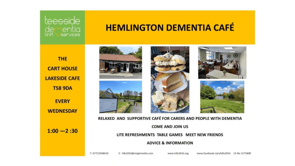 Hemlington Dementia Café Poster