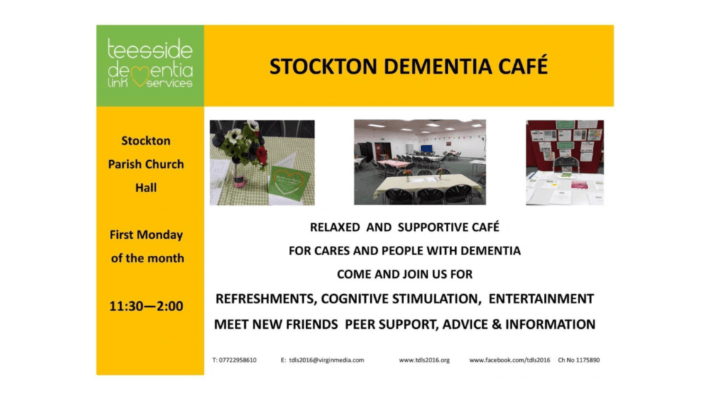 Stockton Dementia Cafe Poster