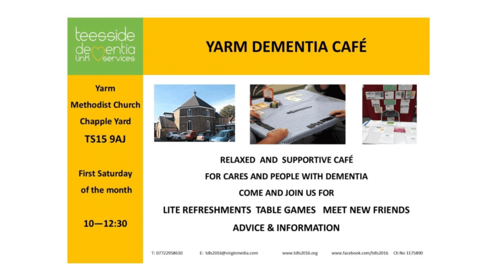 Yarm Dementia Café Poster