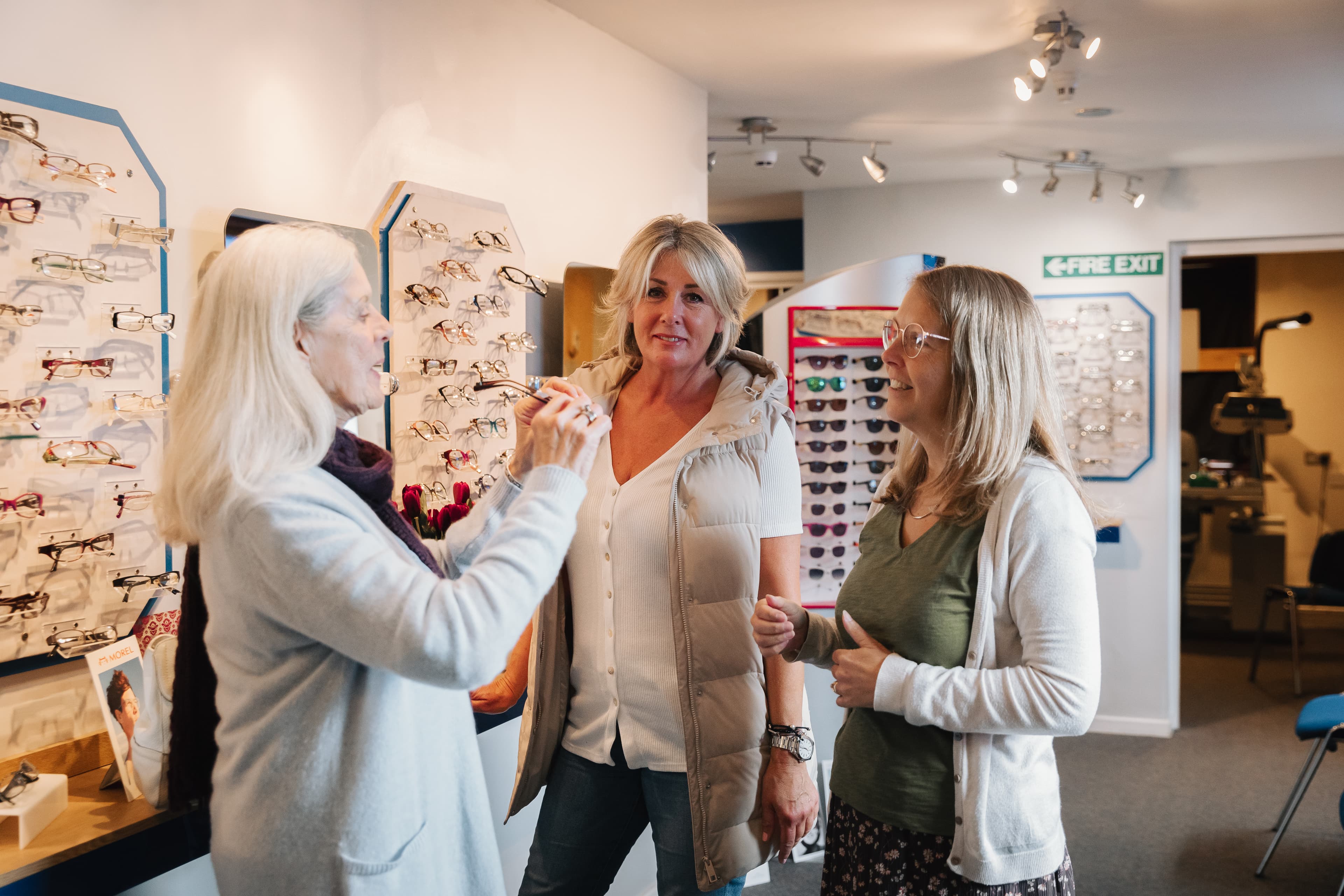 How often should the elderly get an eye test?