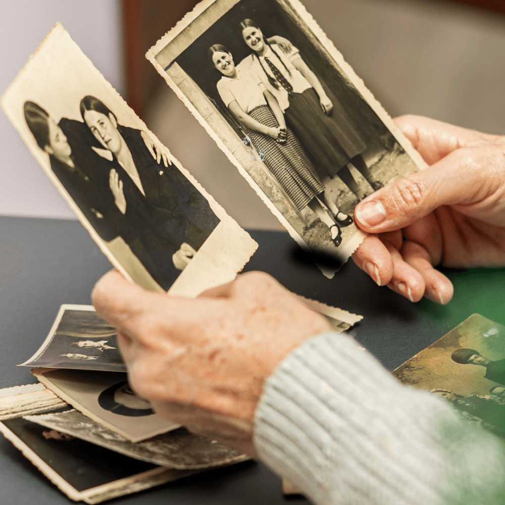 Old photos remembering - Companionship