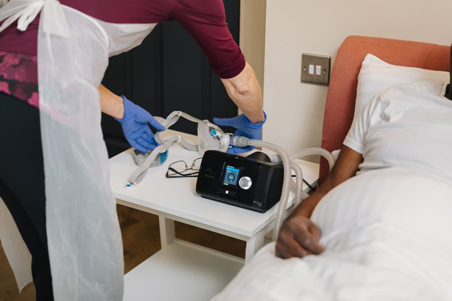 care for ventilated patient