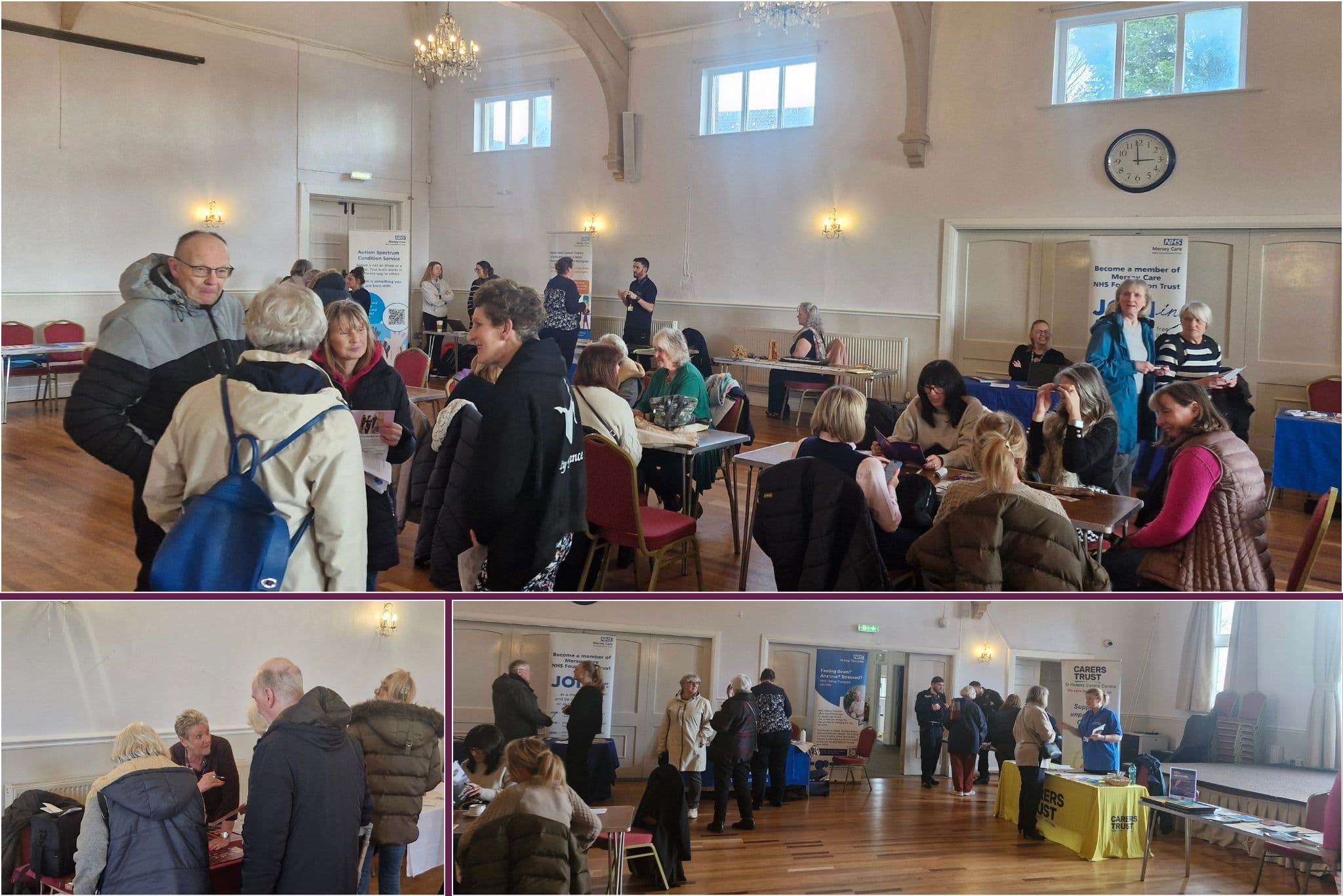 Healthcare Hub event in Rainford with Rainford Parish Council, Home Instead West Lancashire and Chorley, and Elite Wills and Probate Services