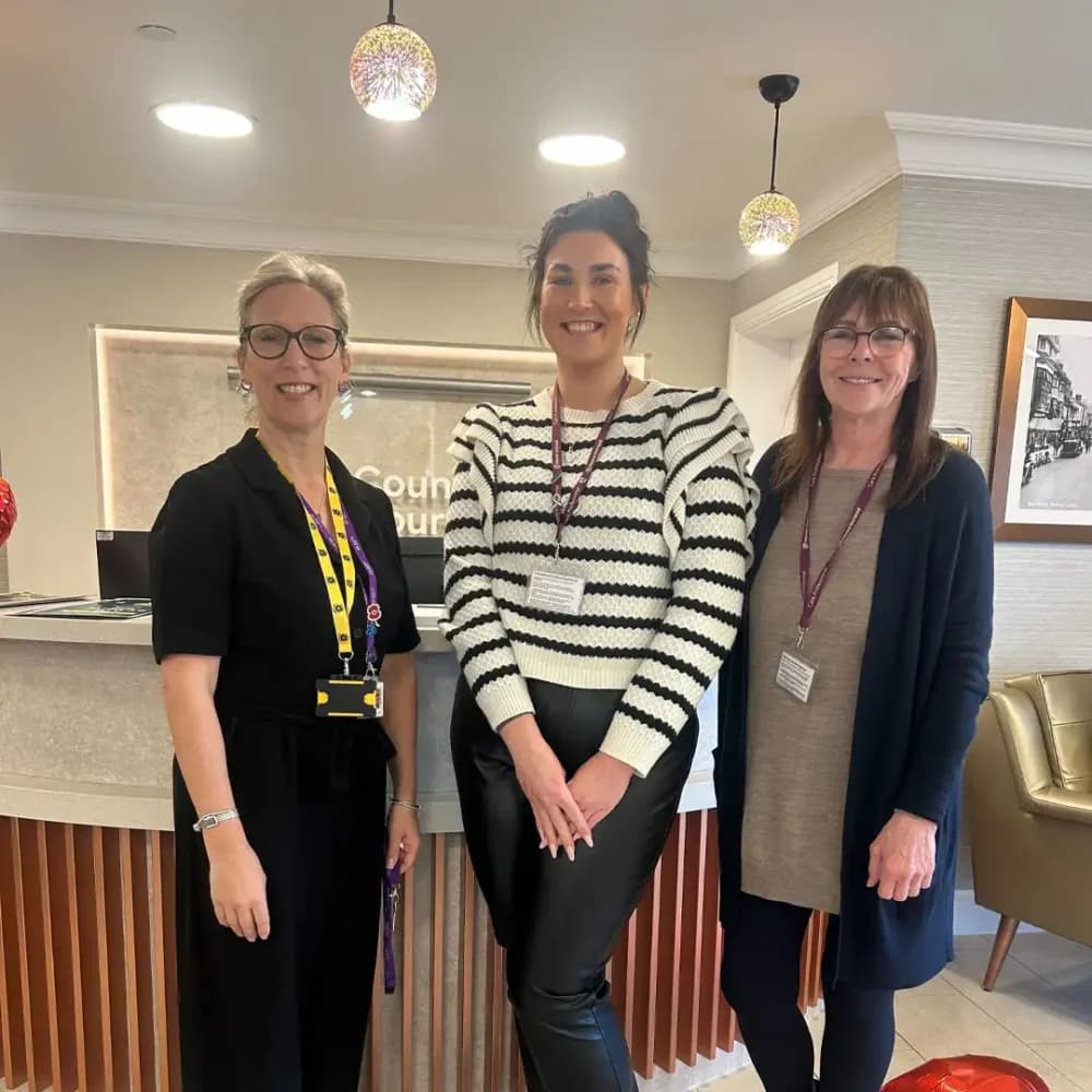 Home Instead Watford team at Carpenders Park Care Home coffee morning