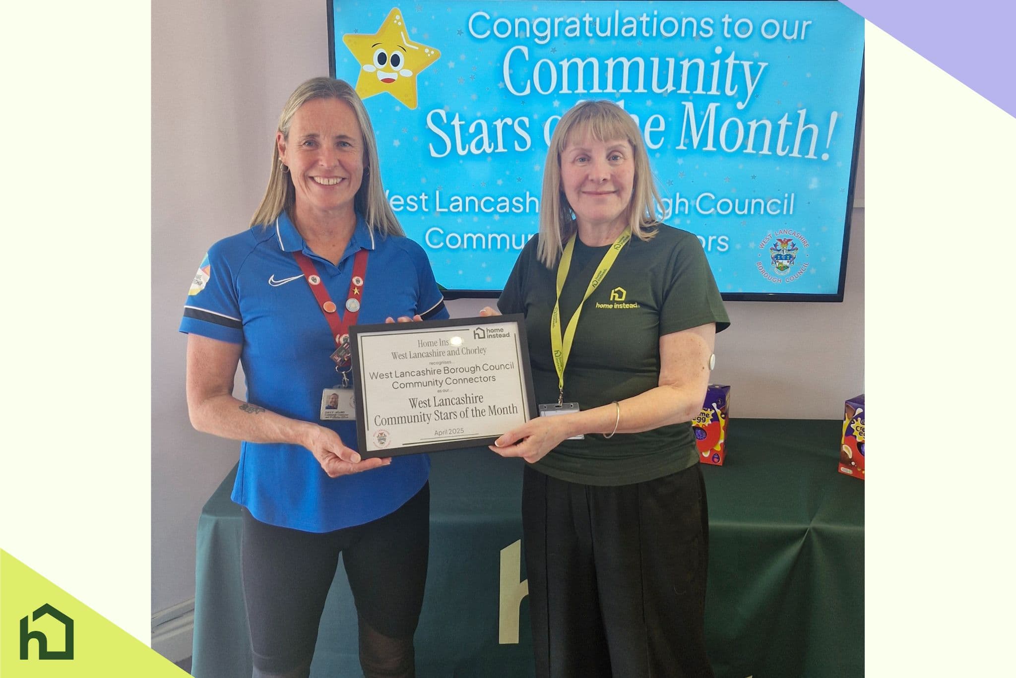 Community Stars of the Month - West Lancashire Borough Council Community Connectors