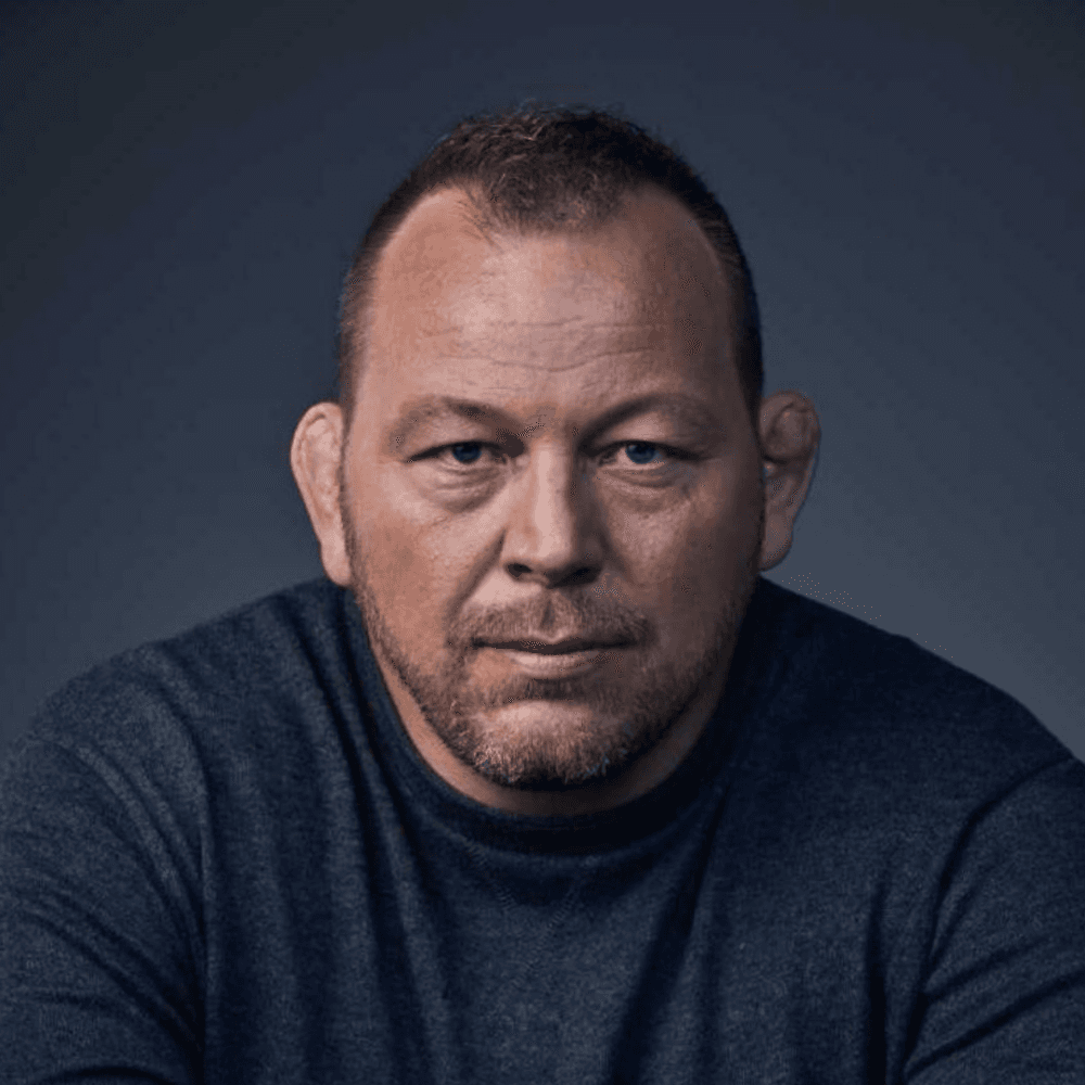 Portrait of Steve Thompson, former England rugby player and dementia campaigner