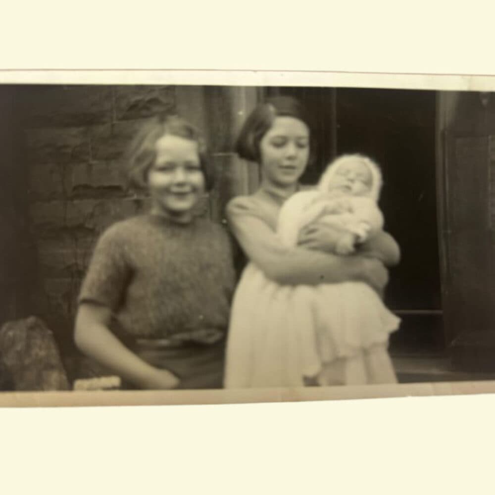 Home Instead Watford client Alison with her sisters when she was younger