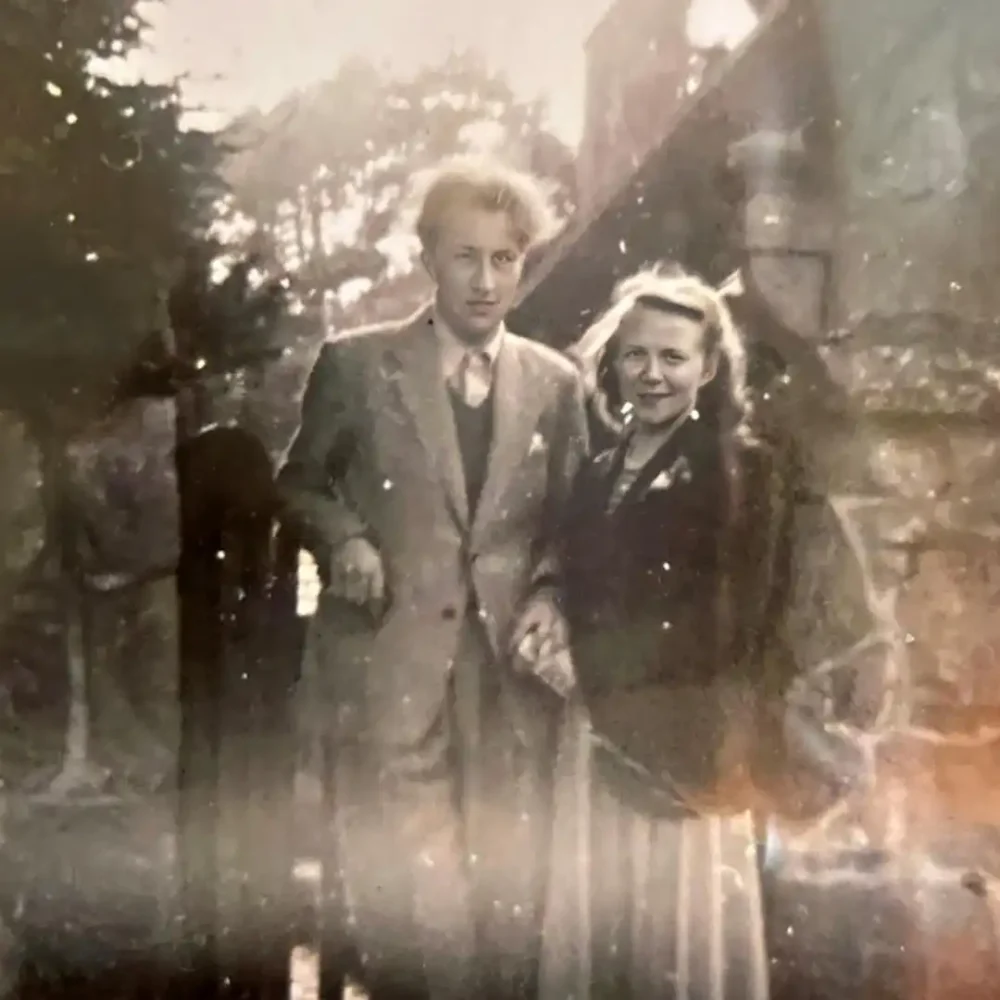 Home Instead Ascot client Arthur when he was younger