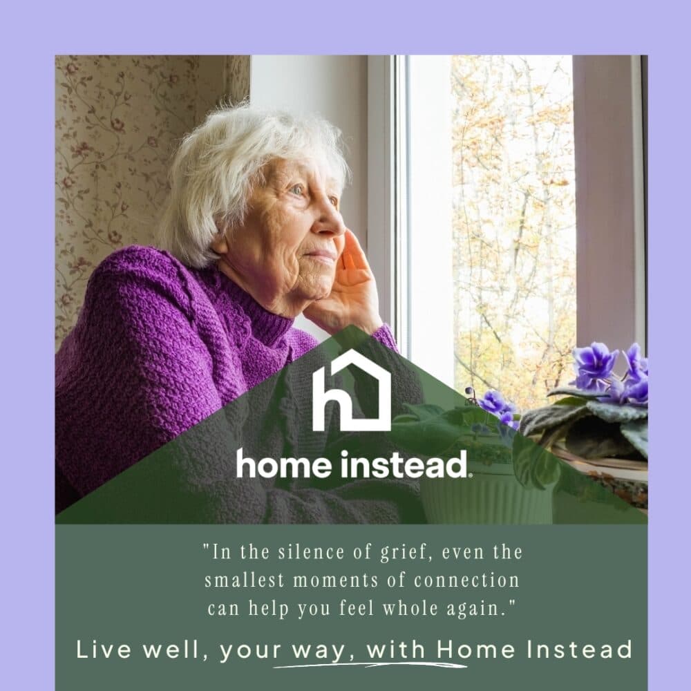 lady looking out of the window