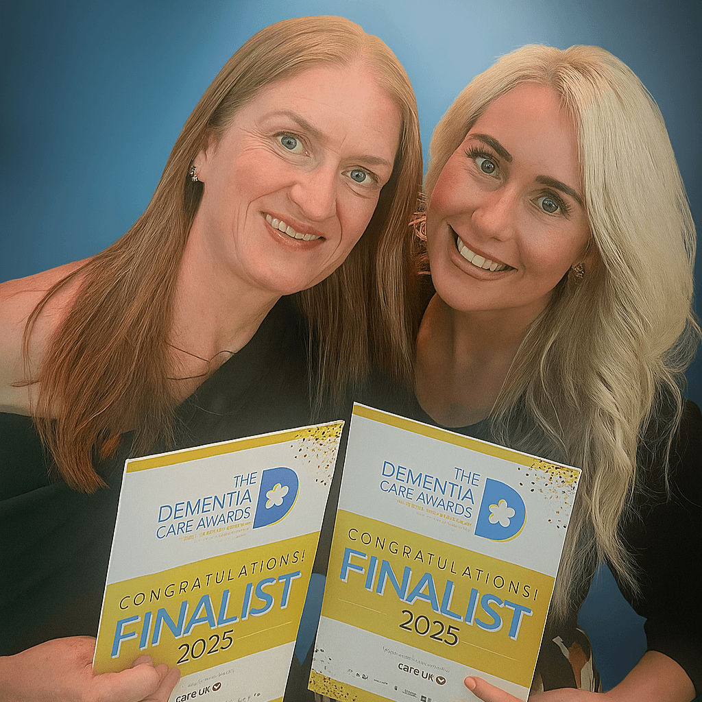 Home Instead Double finalists at the 2025 Dementia Care Awards.