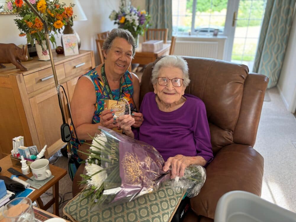happy birthday irene home instead client 100