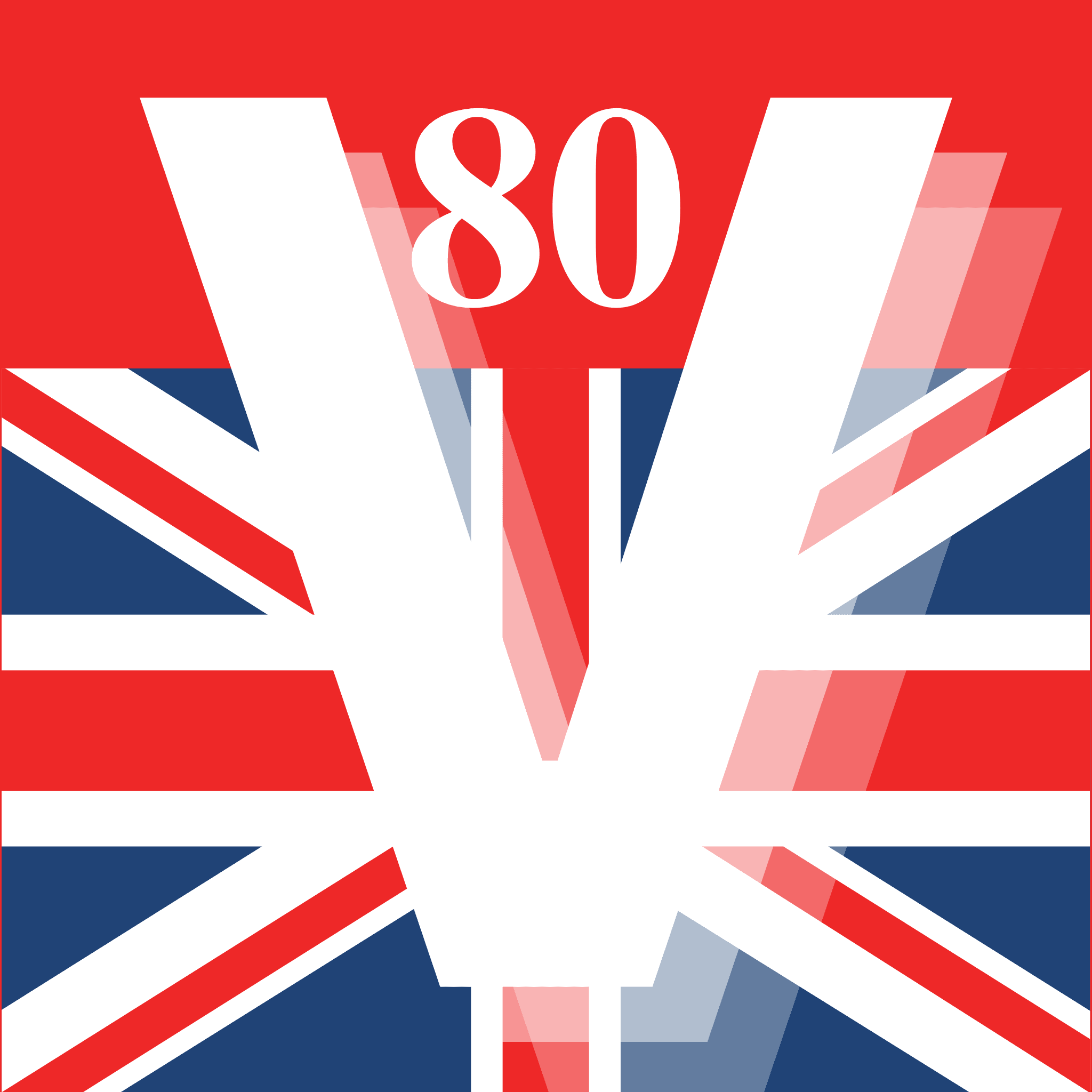 Union Flag with V 80. Arthur Reflects on VE Day, 80 Years On