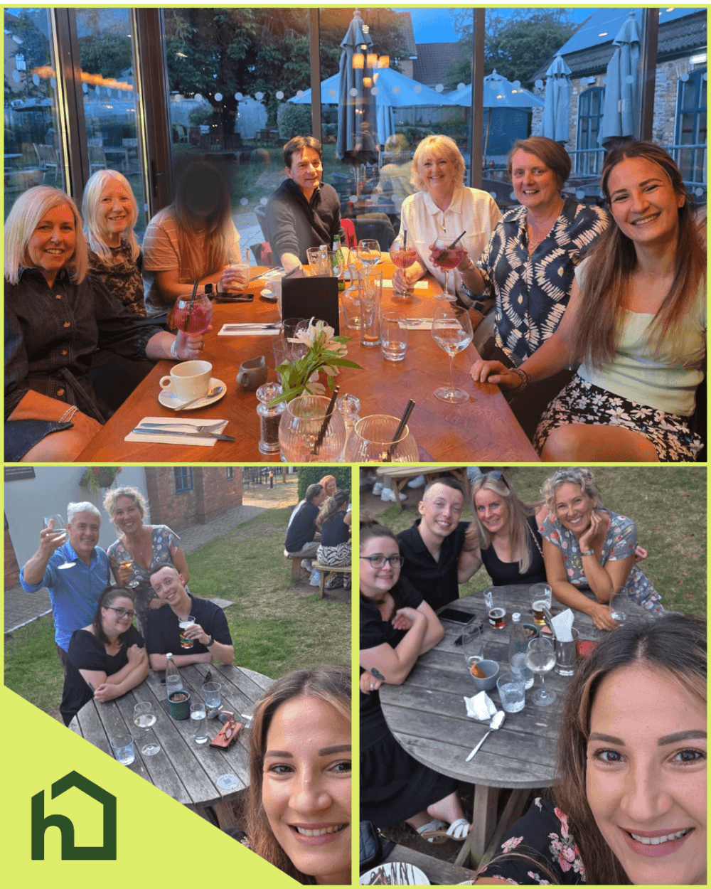 care pro social evening photo collage