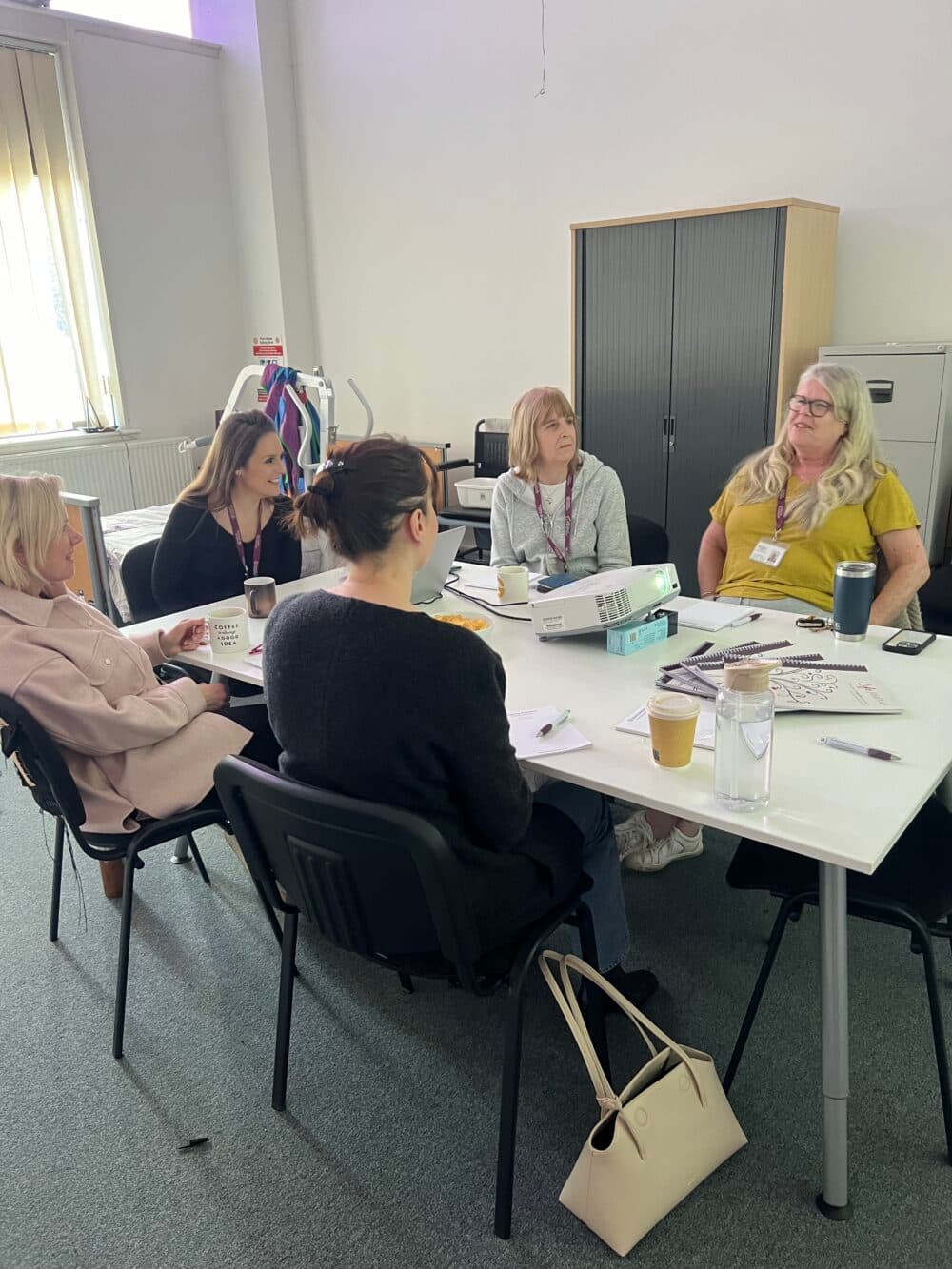 Care professional in dementia training