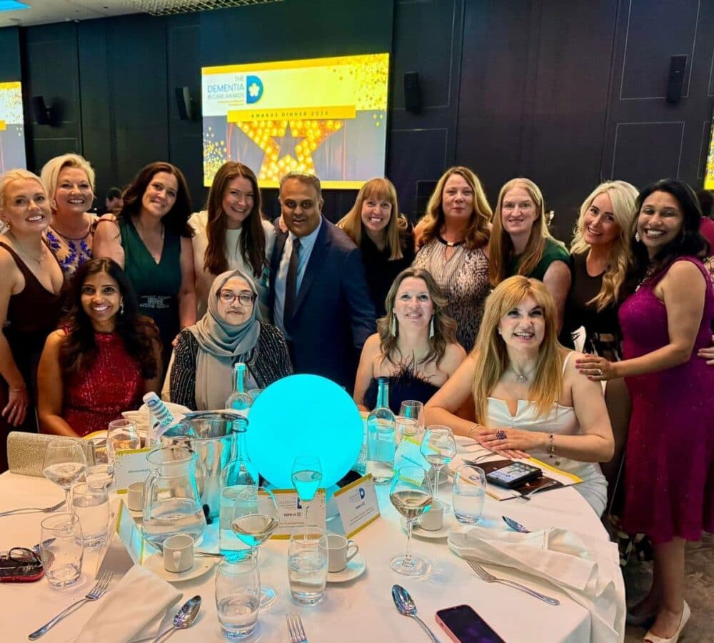 Group of people wearing formal clothes all happy and smiling