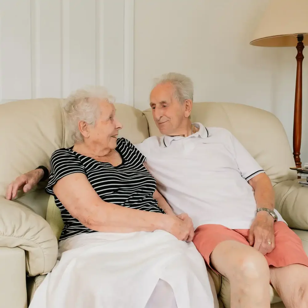 Home Instead Farnborough clients Pat and Derek