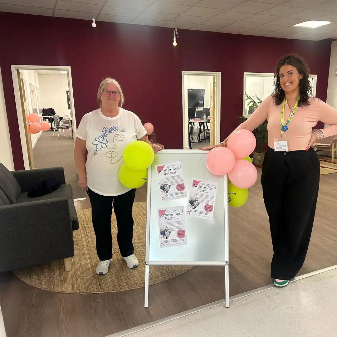 Home Instead Watford Team welcoming people to the Memory Cafe