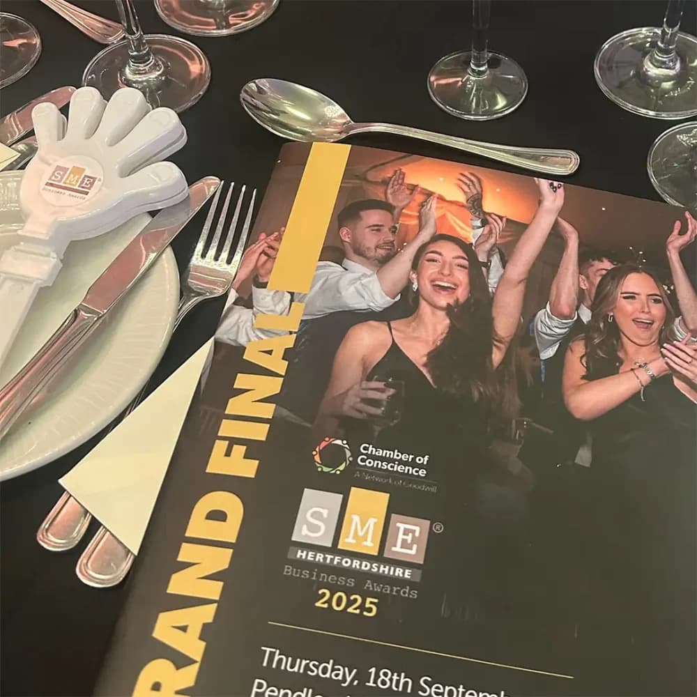 SME Hertfordshire Business Awards 2025 programme