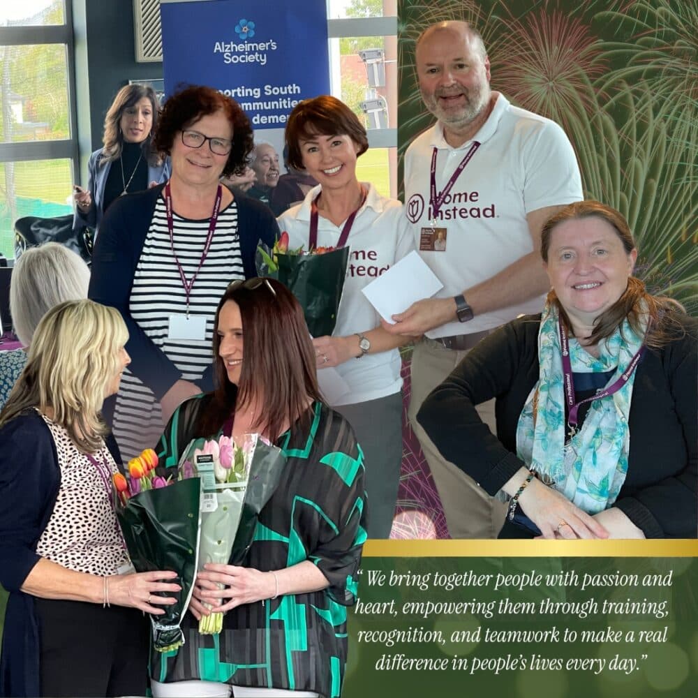 Care professions being recognised for their passion at Home Instead Altrincham Sale and Wythenshawe