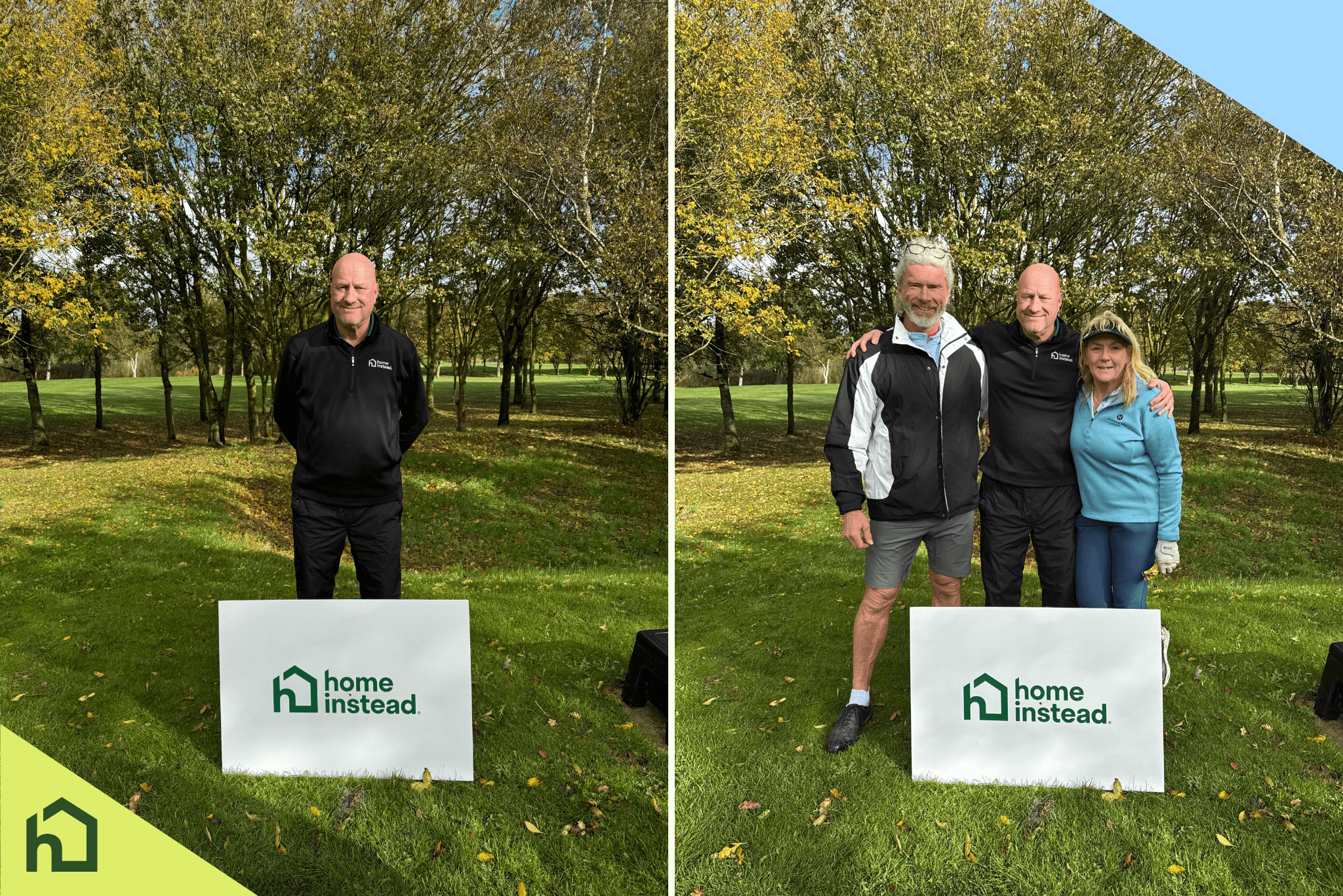 Hurlston Hall golf event with home instead west lancashire and chorley