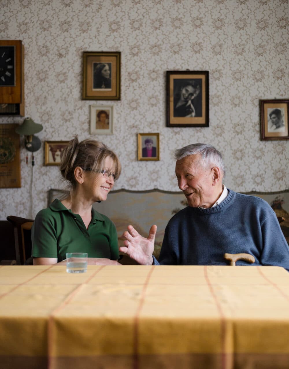 Home Instead Westminster Care Professional with a client