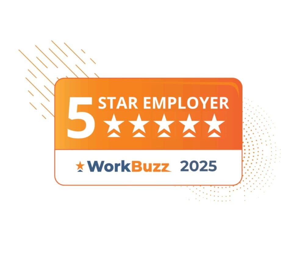 5 star employer Workbuzz award logo