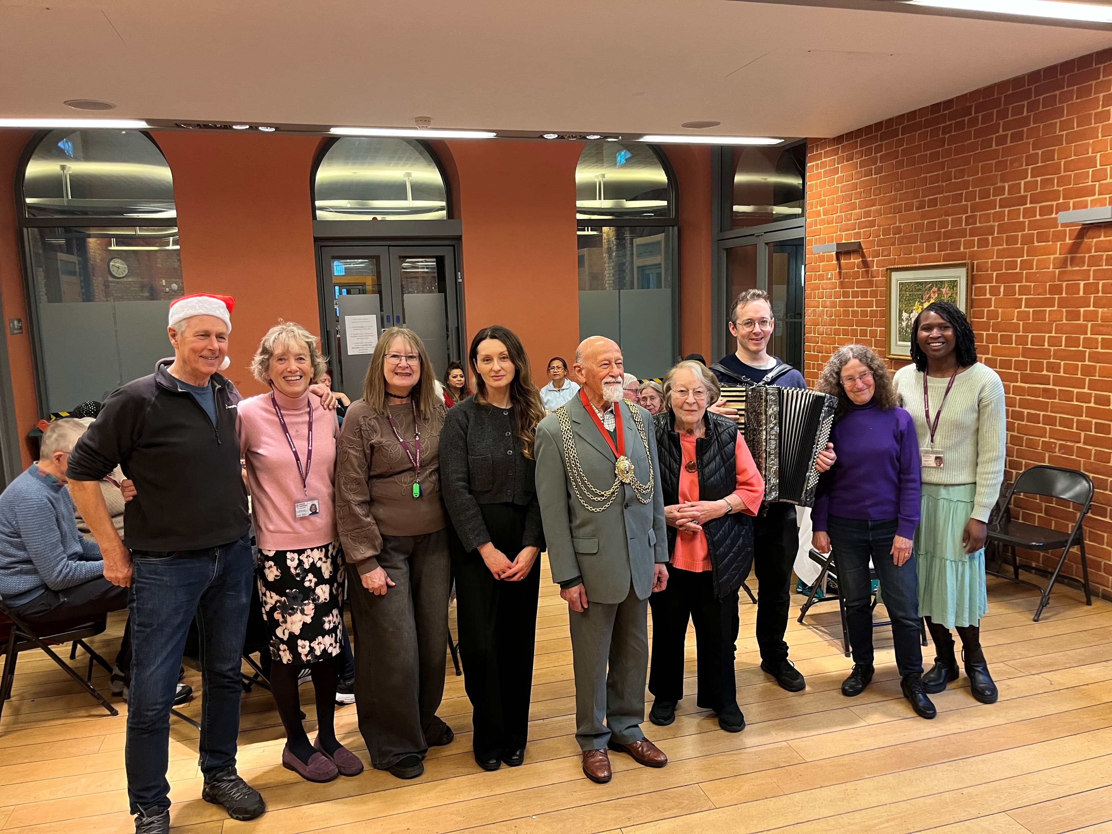 The Mayor of Lambeth Visits our Tulip Café this Christmas
