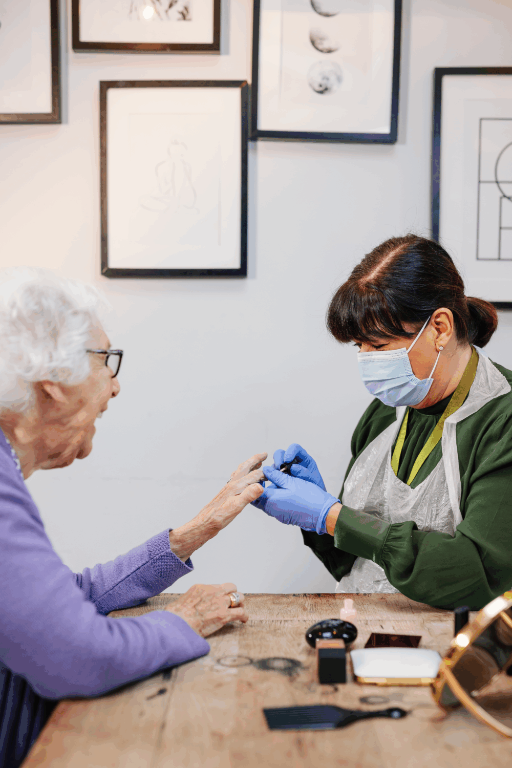Hand, foot & nail care for older adults