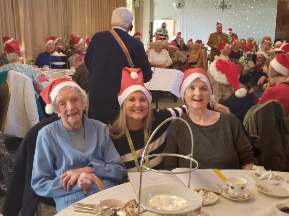 Alex kathryn and lily at xmas 2025