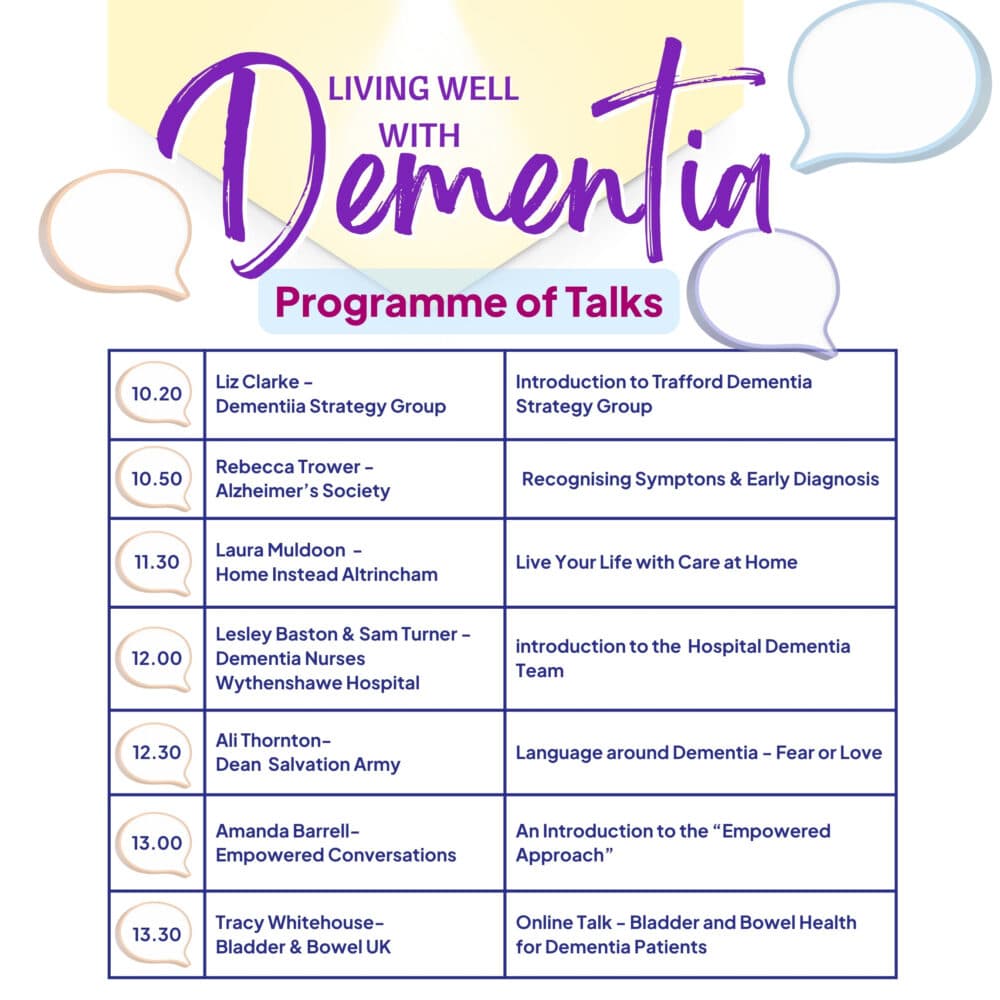 Living well with Dementia Programme of talks