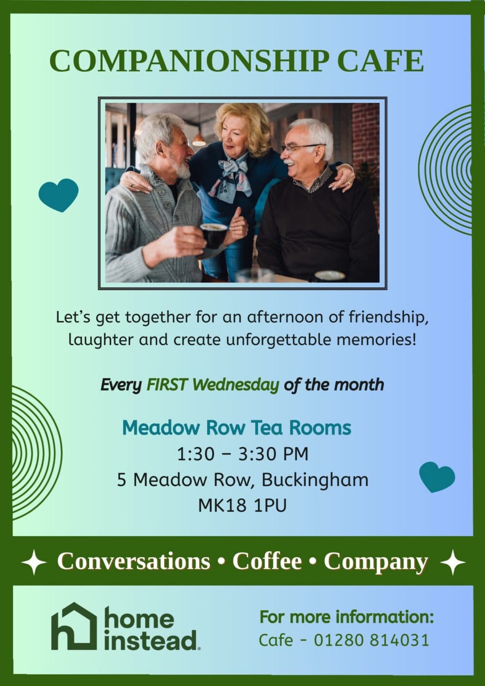 NEW Companionship Cafe