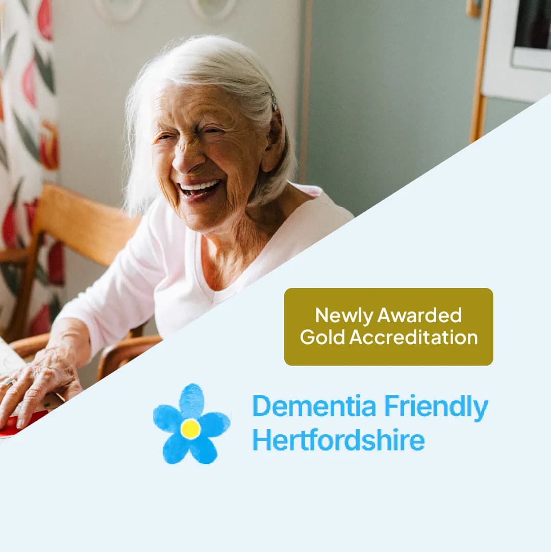 Leading Dementia Support in Watford: Celebrating Gold Accreditation