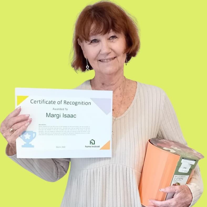 We are incredibly proud to recognise Margi for her outstanding commitment.