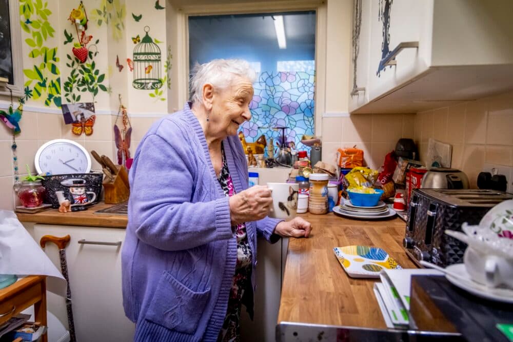 Woman in kitchen
