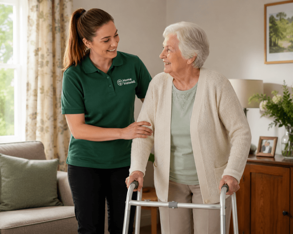 Care Pro with Client and zimmerframe