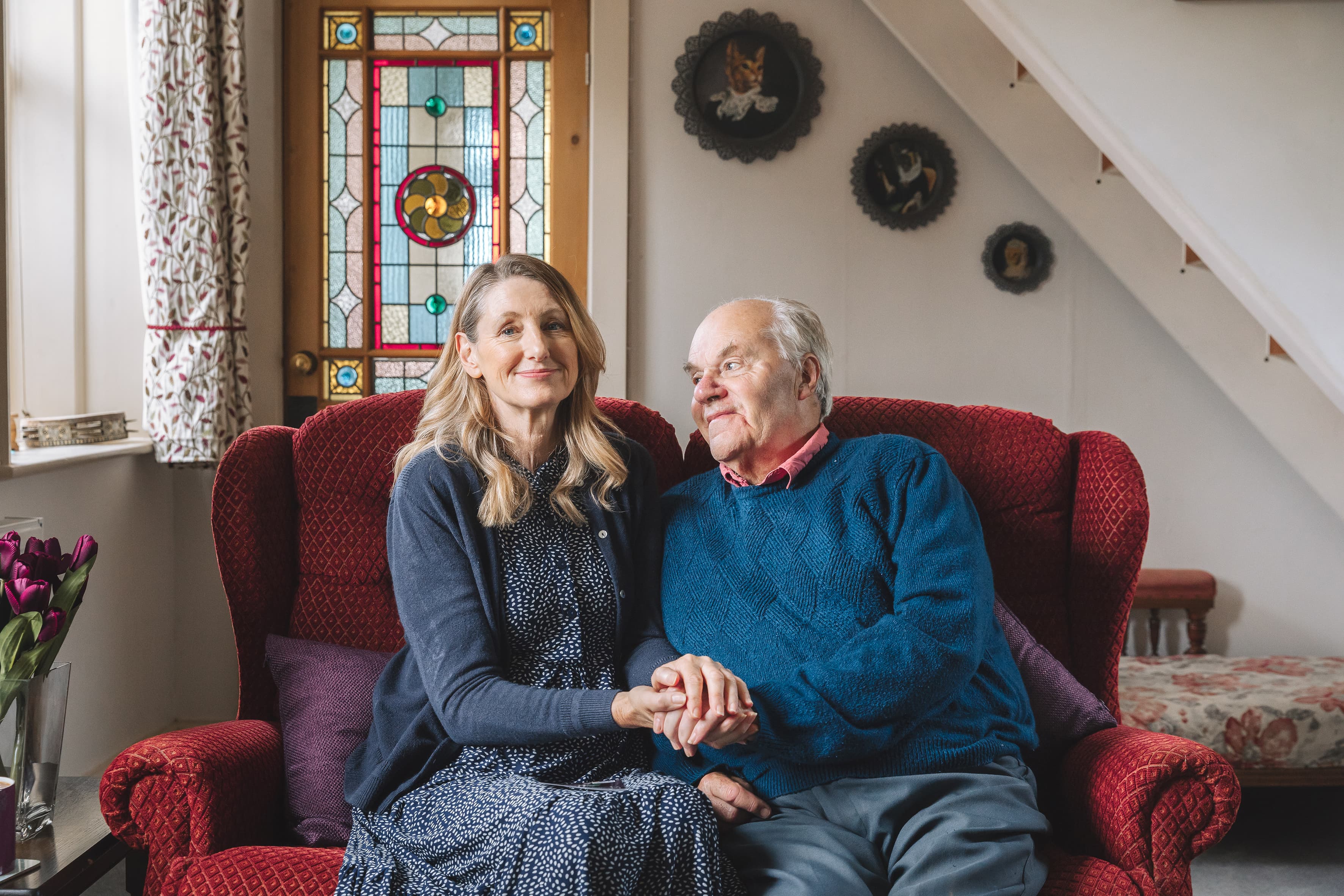 Father looking lovingly at his daughter: When a Daughter Becomes More Caregiver Than Daughter