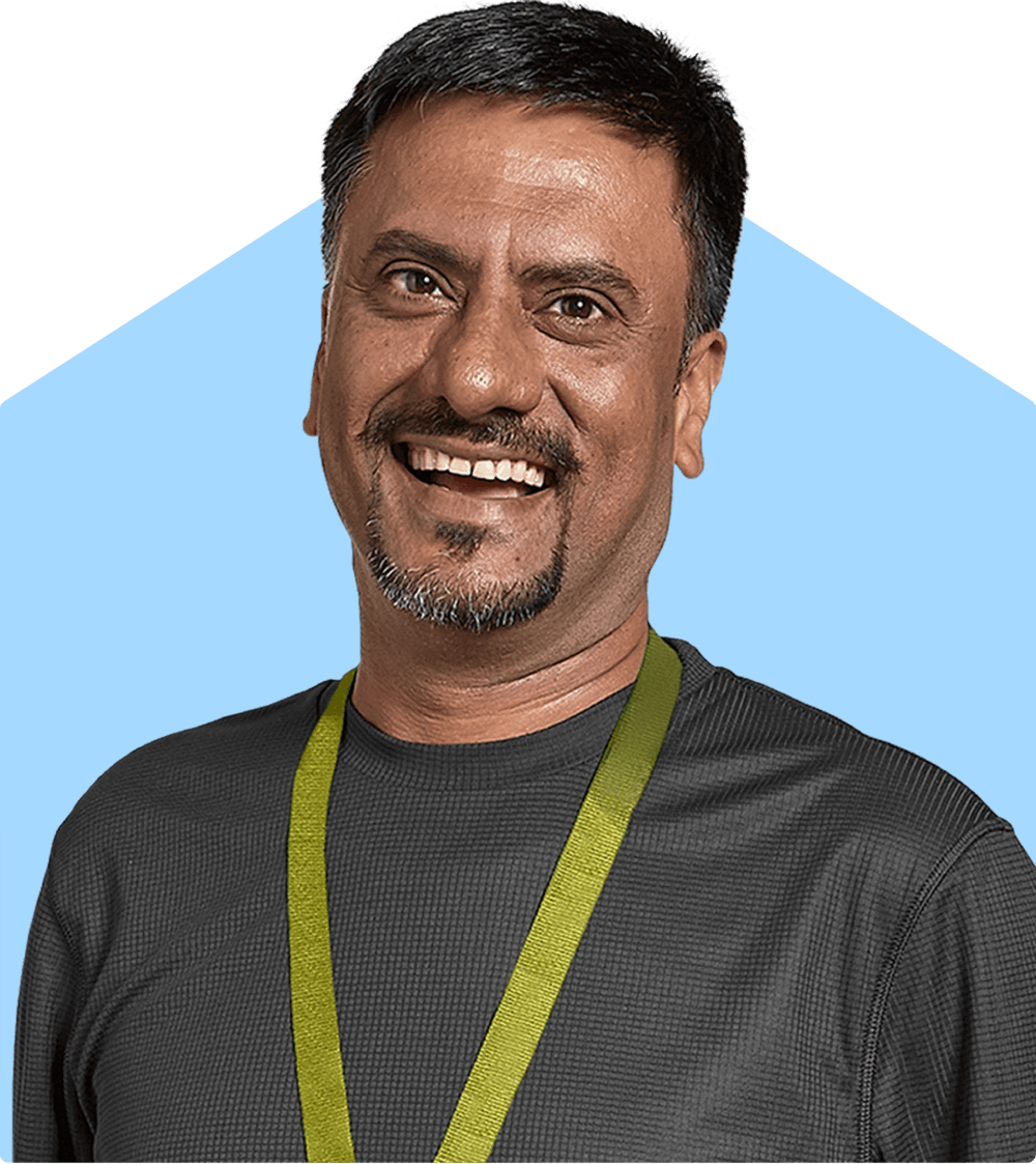 Care Professional Man Smiling