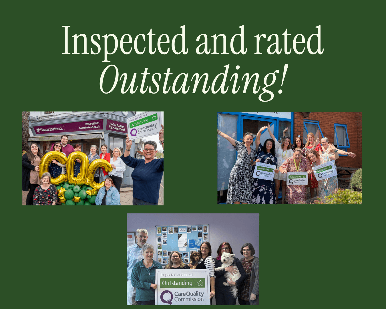 Trio of CQC Outstandings for Home Instead!