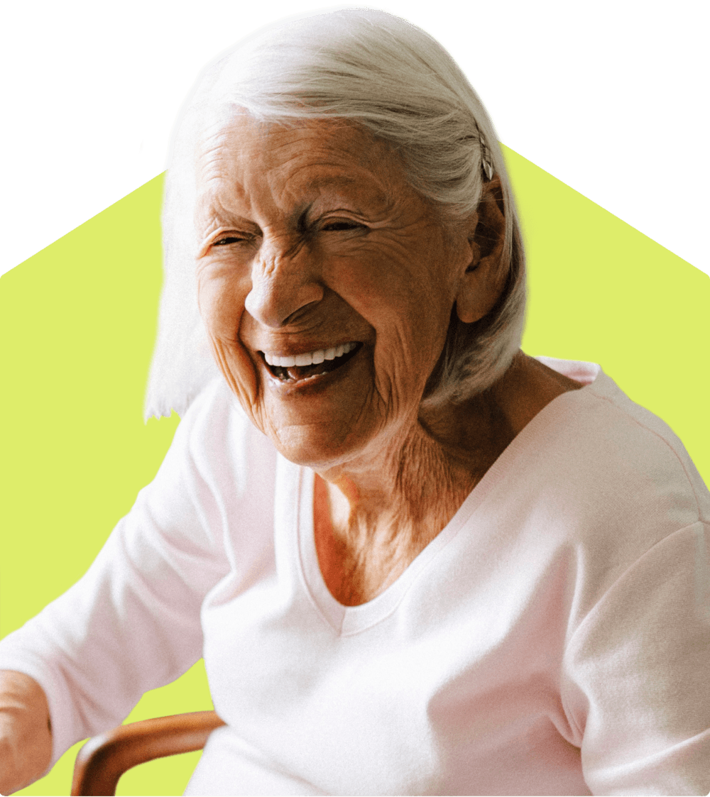 Older Adult Lady smiling