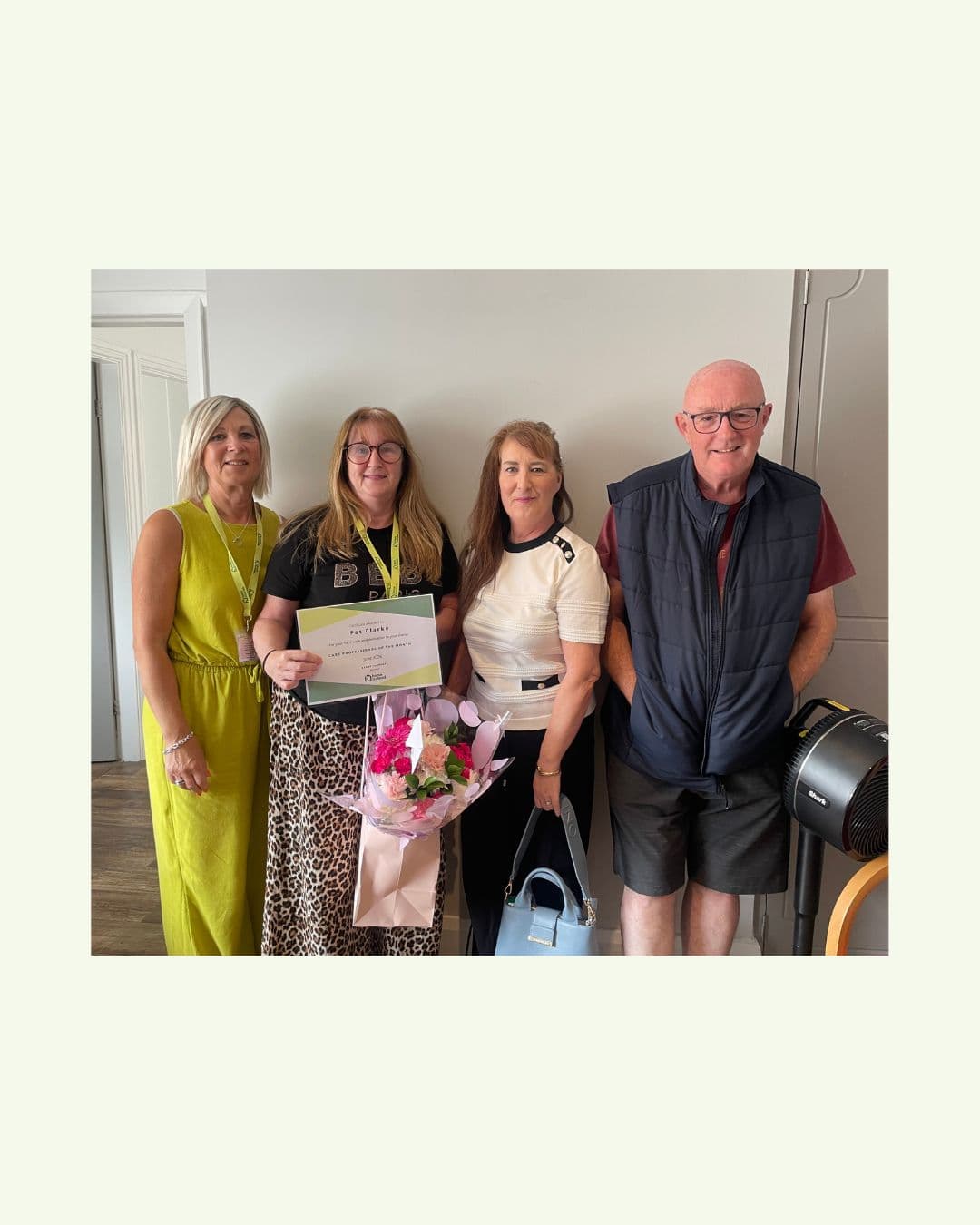 Congratulations to Pat, our Care Pro of the Month for June!