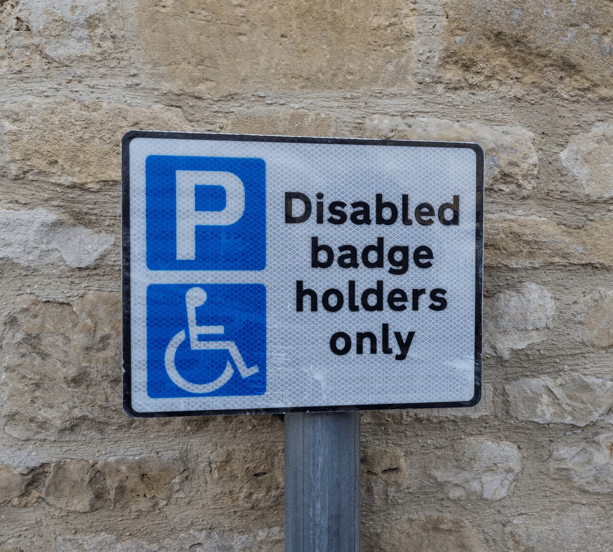 How to apply for a blue parking badge in Chesterfield
